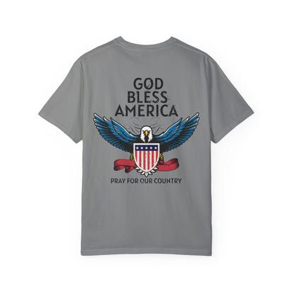 American Patriot Unisex Garment-Dyed T-shirt 8