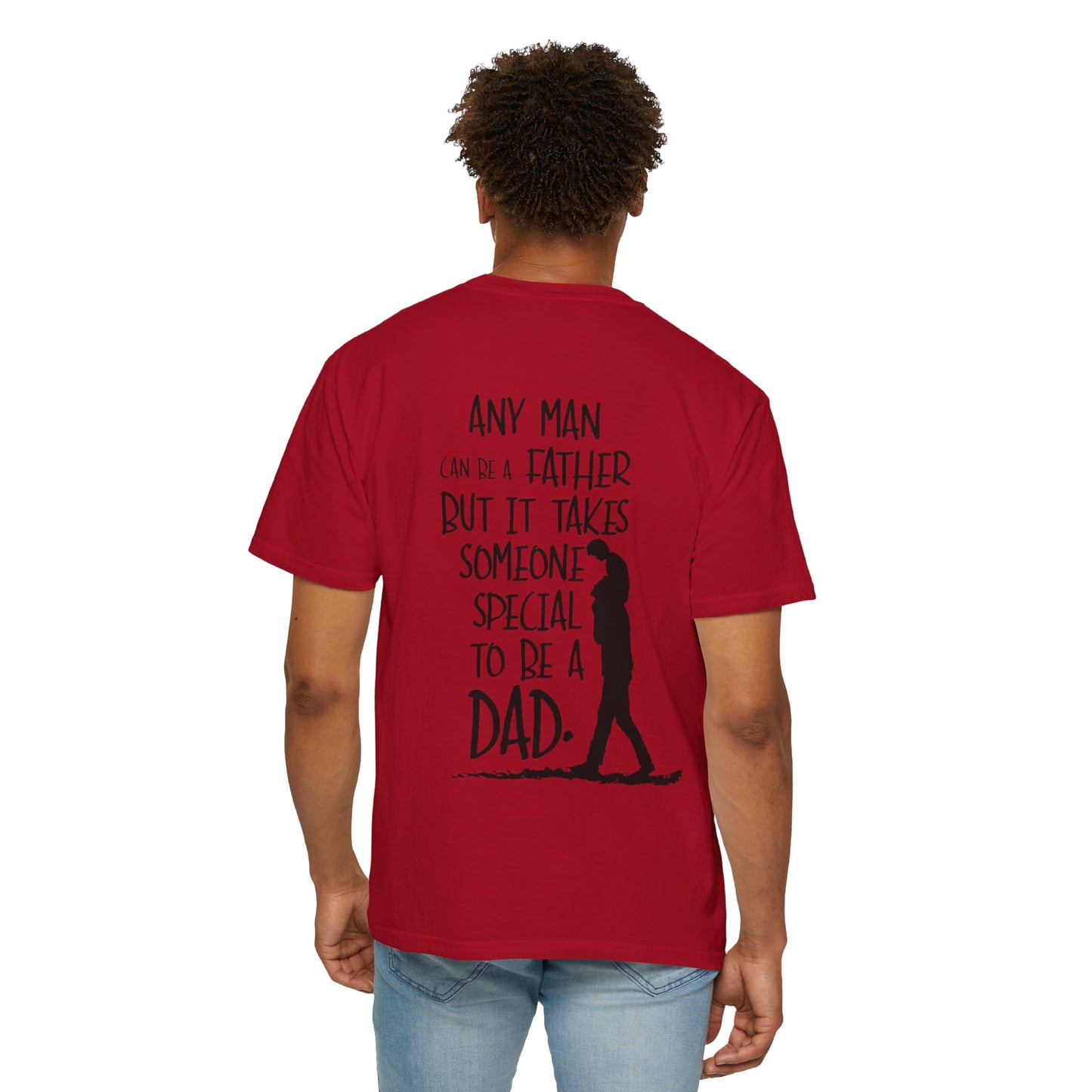 Camiseta de regalo para el Día del Padre, camiseta unisex para papá, camiseta "Happy Papa", regalo de cumpleaños para papá, camiseta reflexiva para el Día del Padre