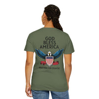 American Patriot Unisex Garment-Dyed T-shirt 8