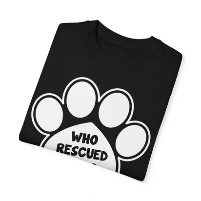 Unisex-T-Shirt aus stückgefärbtem Material