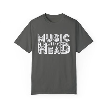 (Música)Camiseta unisex teñida en prenda