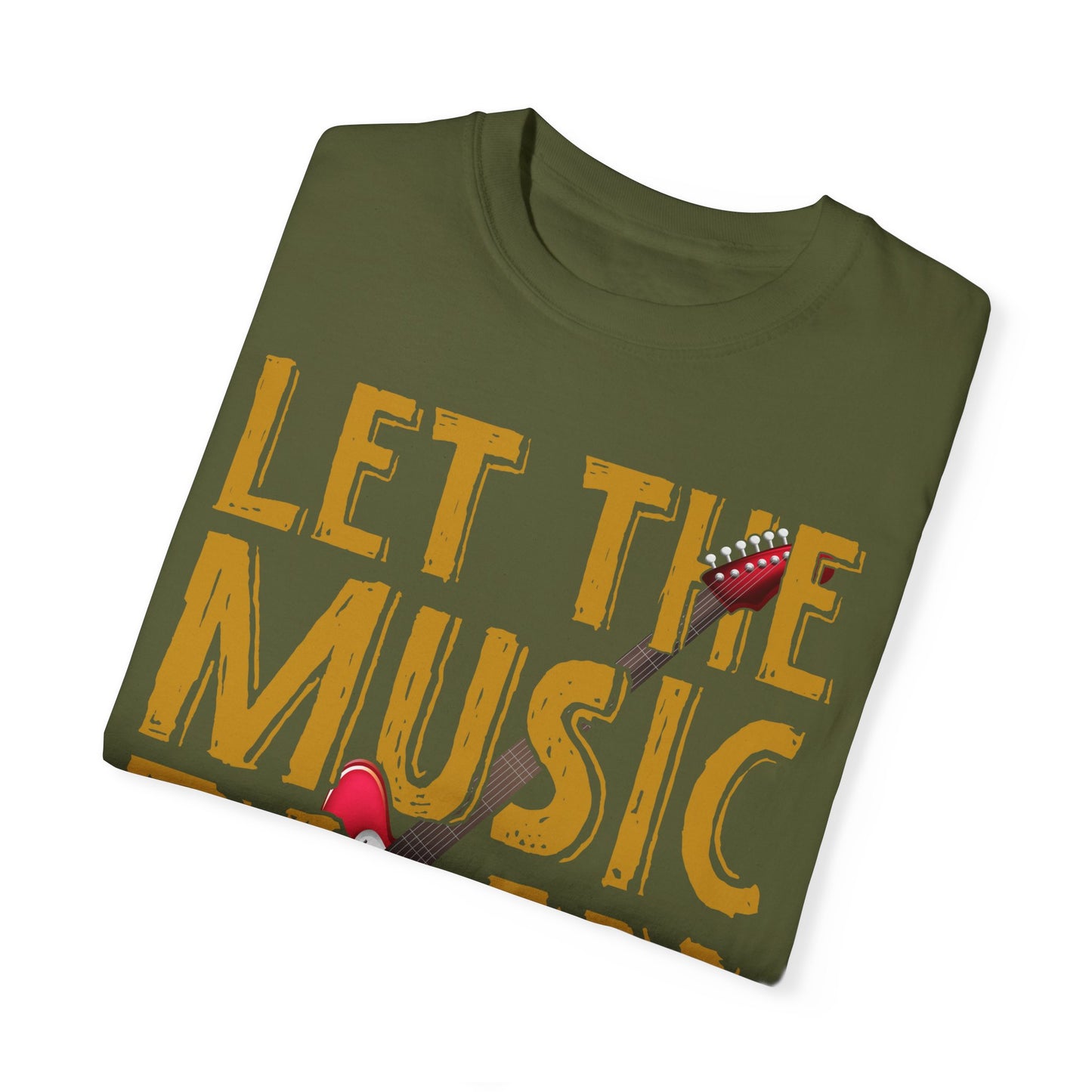 (Music)Unisex Garment-Dyed T-shirt