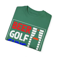 Unisex-T-Shirt aus stückgefärbtem Material