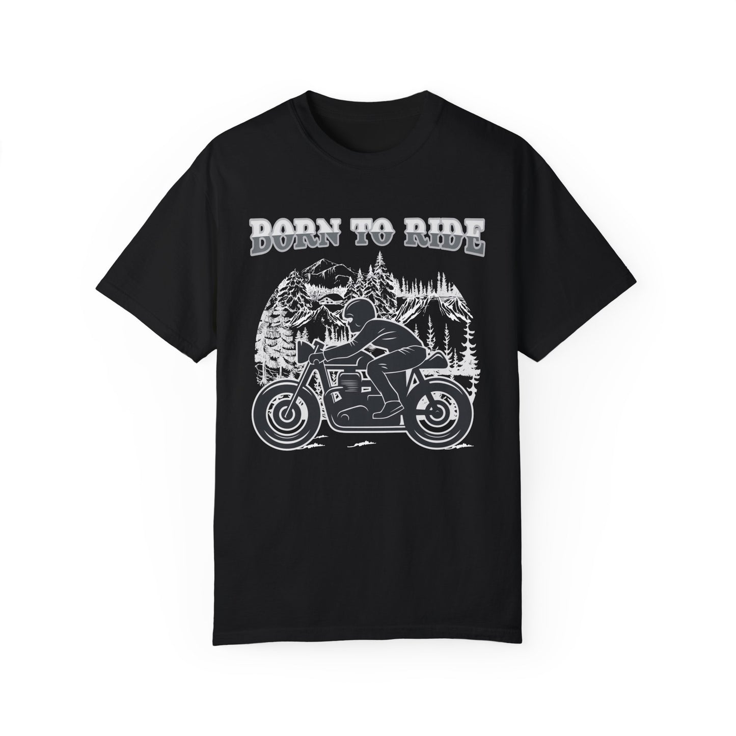 (Motorbike) Unisex Garment-Dyed T-shirt