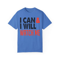 Unisex-T-Shirt aus stückgefärbtem Material