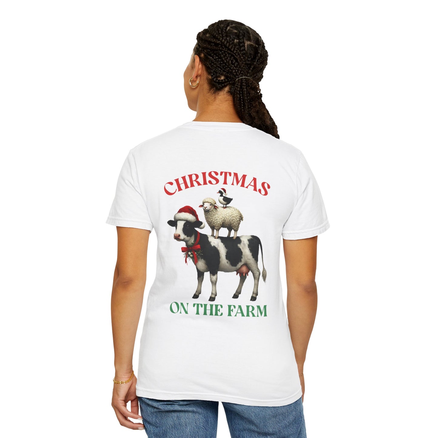 Christmas Unisex Garment-Dyed T-shirt 7