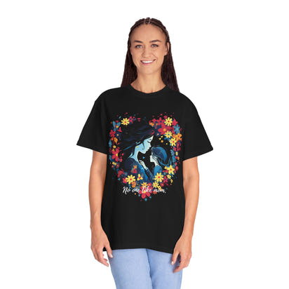 Camiseta unisex teñida con toque artístico (Madre)