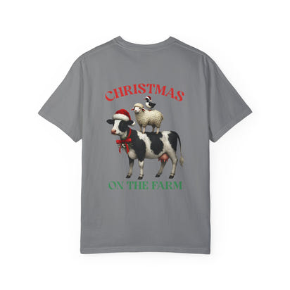 Camiseta unisex navideña teñida en prenda 7