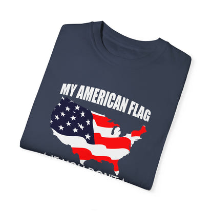 Militärisches Unisex-T-Shirt, stückgefärbt