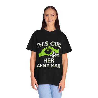 Militärisches Unisex-T-Shirt, stückgefärbt