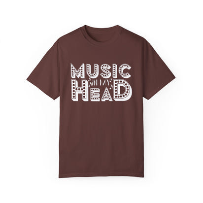 (Música)Camiseta unisex teñida en prenda
