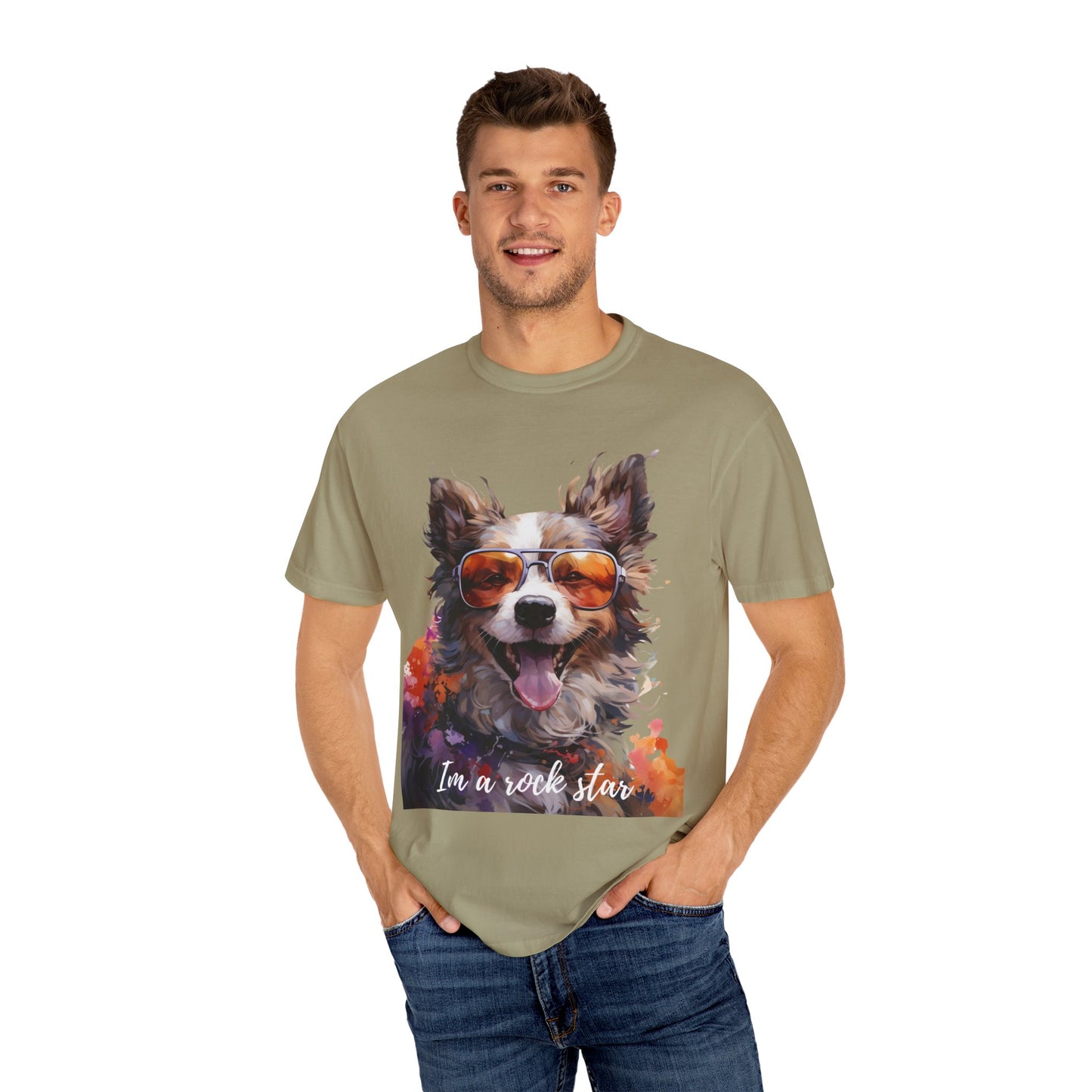 Artistic touch (Dogs) Unisex Garment-Dyed T-shirt