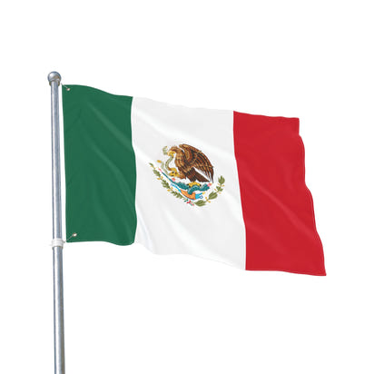 Mexikanische Doppelflagge, farbenfrohe Heimdekoration, Gartenparty-Dekoration, Festtagsgeschenk