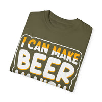 Unisex-T-Shirt aus stückgefärbtem Material