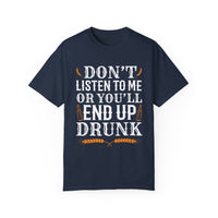 Unisex-T-Shirt aus stückgefärbtem Material