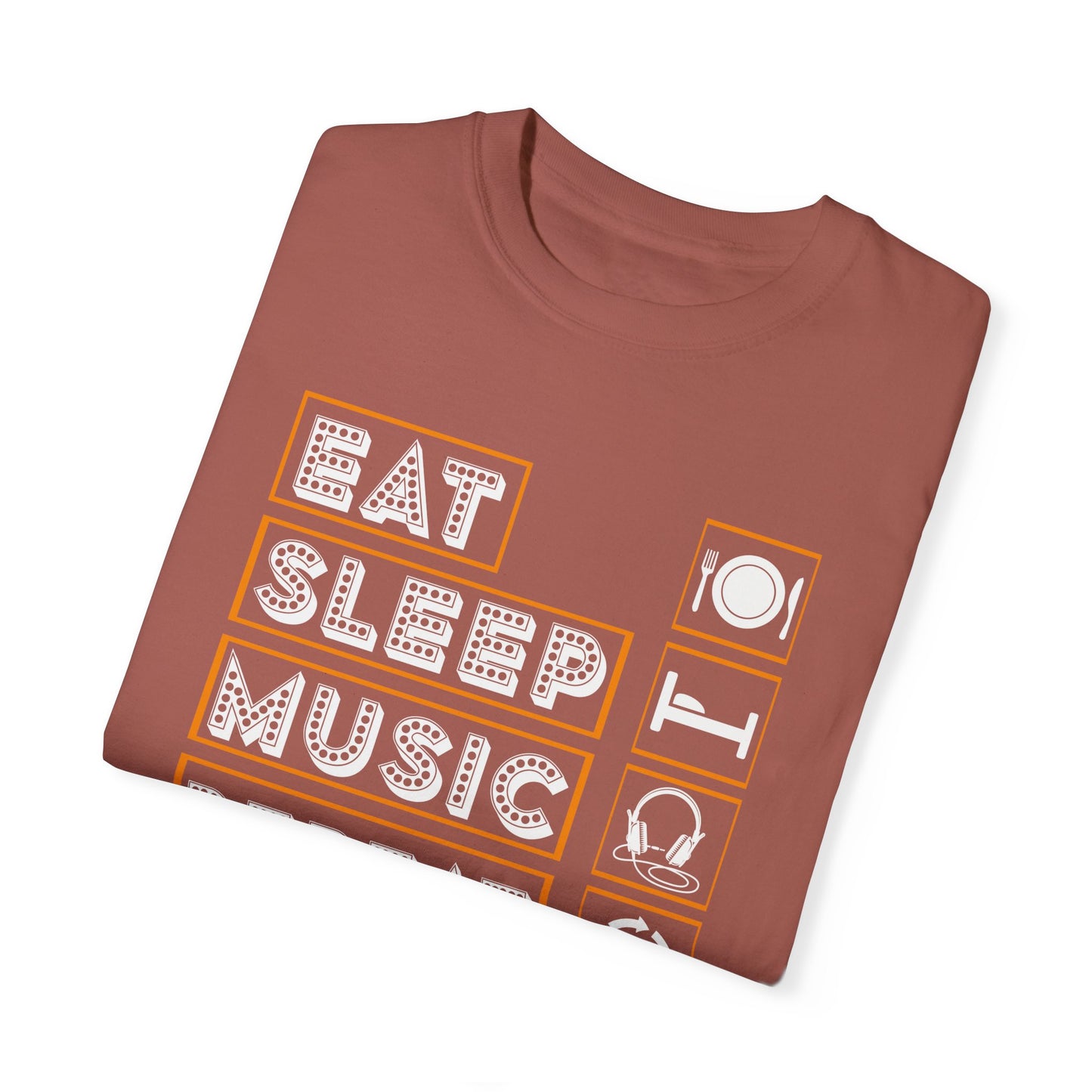 (Music)Unisex Garment-Dyed T-shirt