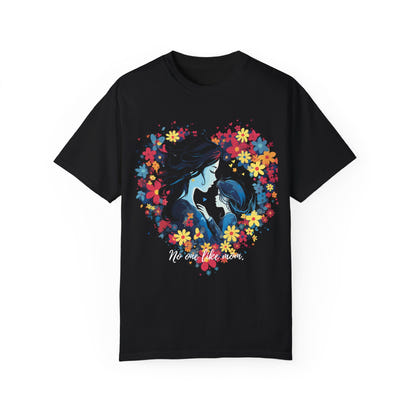 Camiseta unisex teñida con toque artístico (Madre)