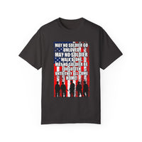 Militärisches Unisex-T-Shirt, stückgefärbt