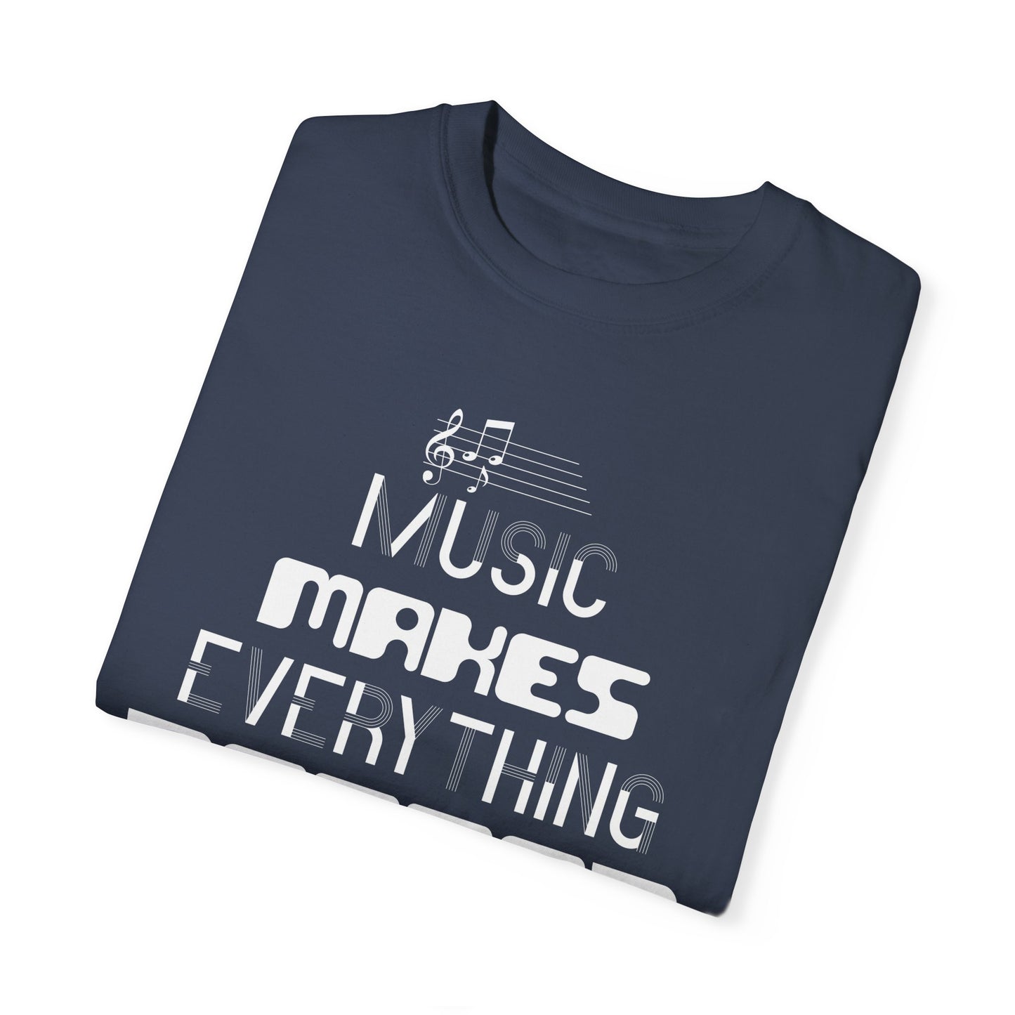 (Music)Unisex Garment-Dyed T-shirt