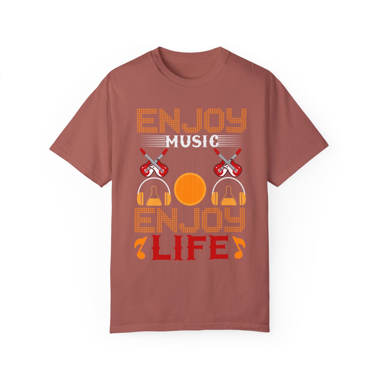 (Music)Unisex Garment-Dyed T-shirt