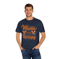 (Música)Camiseta unisex teñida en prenda