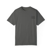 Unisex-T-Shirt aus stückgefärbtem Material