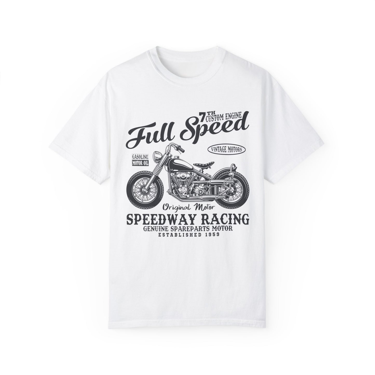 (Motorbike) Unisex Garment-Dyed T-shirt