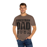 Camiseta para papá ecuestre, regalo único para el Día del Padre, regalo para amantes de los caballos, camiseta unisex informal, ropa para papá que monta a caballo