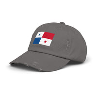 Panama-Flagge-Cap im Used-Look, Unisex-Freizeitmütze, Outdoor-Ausrüstung, Geschenk für Reisende, Sommeraccessoire, Sportmütze