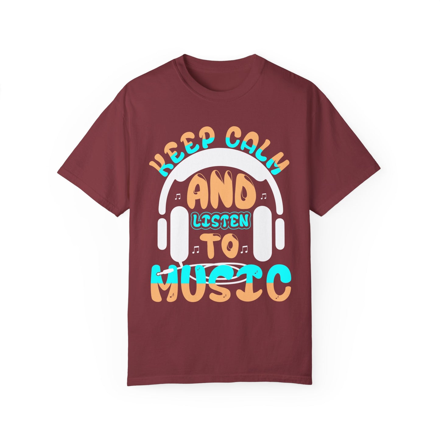 (Music)Unisex Garment-Dyed T-shirt