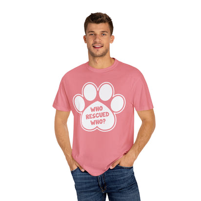 Unisex-T-Shirt aus stückgefärbtem Material