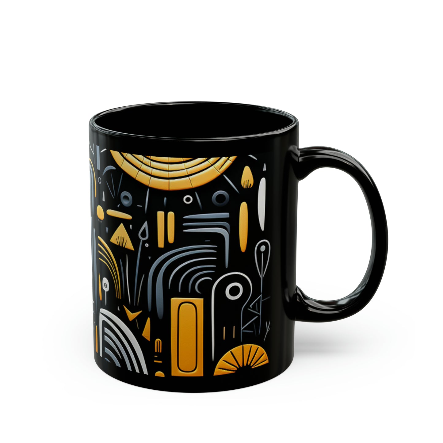 Mug artistic touch ceramic mug 11oz.