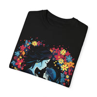 Camiseta unisex teñida con toque artístico (Madre)