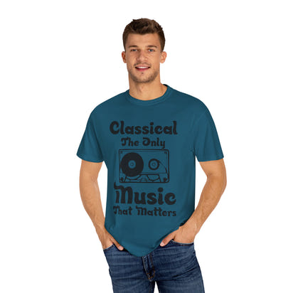 (Música)Camiseta unisex teñida en prenda