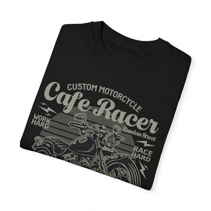 (Motorrad) Unisex-T-Shirt, stückgefärbt