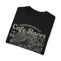 (Motorrad) Unisex-T-Shirt, stückgefärbt