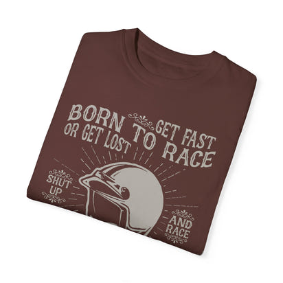 (Motorrad) Unisex-T-Shirt, stückgefärbt