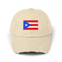 Puerto-Rico-Cap im Used-Look | Unisex-Cap | Lässige Sommermütze | Outdoor-Ausrüstung | Flaggenmütze | Perfektes Geschenk für die Feiertage