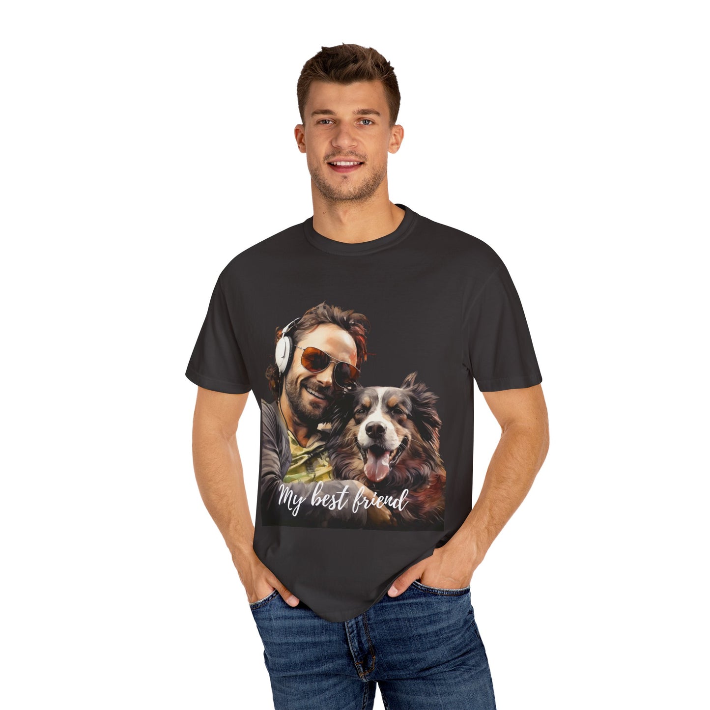 Artistic touch (Dogs) Unisex Garment-Dyed T-shirt