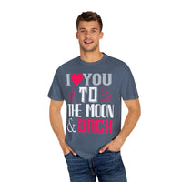(Valentinstag) Unisex-T-Shirt aus stückgefärbtem Material