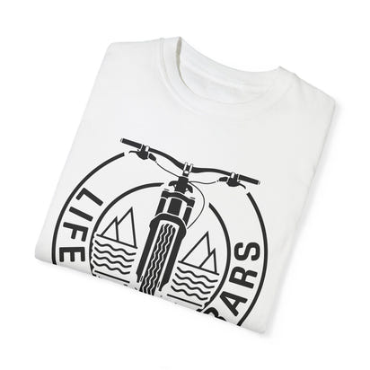 Unisex-T-Shirt aus stückgefärbtem Material