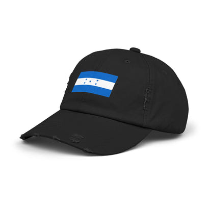 Baseballkappe mit Honduras-Flagge im Used-Look, Unisex-Baseballkappe, lässige Kopfbedeckung, Reiseaccessoire, Geschenk für Sie und Ihn