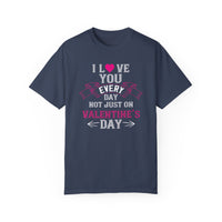 (Día de San Valentín) Camiseta unisex teñida en prenda