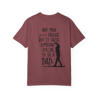 Camiseta de regalo para el Día del Padre, camiseta unisex para papá, camiseta "Happy Papa", regalo de cumpleaños para papá, camiseta reflexiva para el Día del Padre