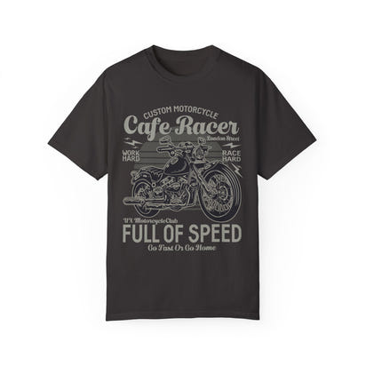 (Motorrad) Unisex-T-Shirt, stückgefärbt