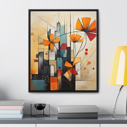 Galerie-Leinwandbilder, Vertikalrahmen