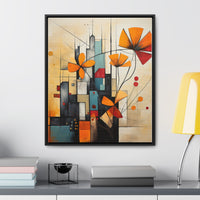 Galerie-Leinwandbilder, Vertikalrahmen