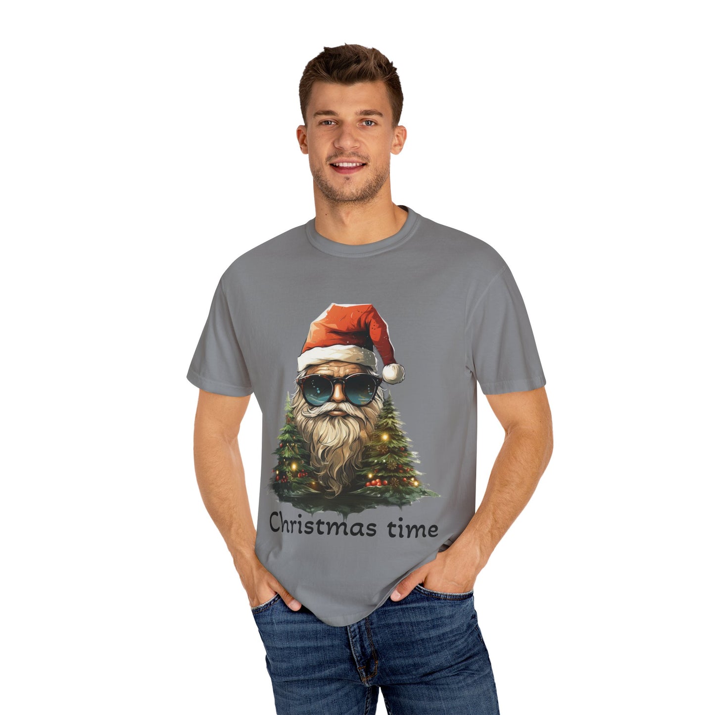 Christmas Unisex Garment-Dyed T-shirt