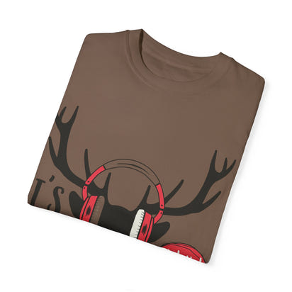 Weihnachtliches Unisex-T-Shirt, stückgefärbt 1