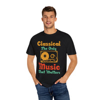 (Música)Camiseta unisex teñida en prenda